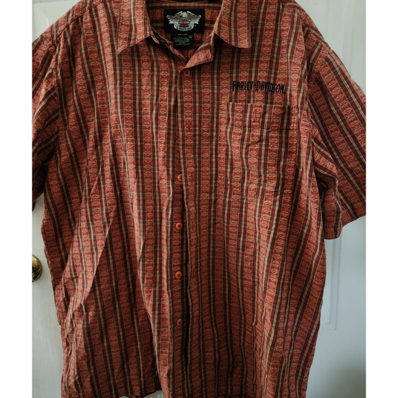 Harley Davidson button down - Picture 2 of 7